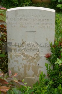 TRINCOMALEE WAR CEMETERY - ANDERSON, JASPER MURRAY (MUDGE)